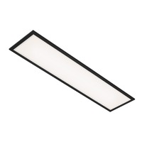 Hranatá - BRILO 7067-015 Slim svítidlo LED panel, 100 cm, 22 W, černá - BRILO