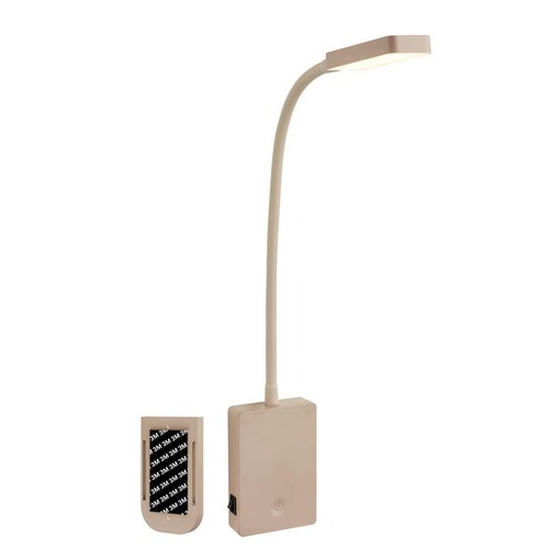Bodová - BRI 2361011 Cielo lampa na čtení - 2W, 200lm, LED, nabíjecí, stmívatelné, dotykový vypínač, bezdrátové, béžová - BRILONER - foto 1