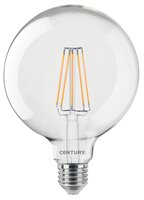E27 - CEN ING125-102740 LED FILAMENT GLOBE 125mm ČIRÁ 10W E27 4000K 1521Lm 360d 125x174mm IP20  - CENTURY