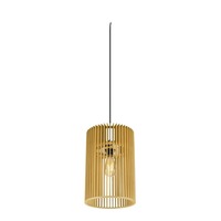 Válec - LA 1008047 WUD závěsné světlo, E27, válcové, otevřená koncovka kabelu, 1 x max. 60 W, černé - BIG WHITE (SLV)