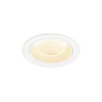 Kruhová - LA 1009626 NUMINOS® M Stropní vestavné svítidlo, 3000 K, 40°, IP20, kulaté, bílé - BIG WHITE (SLV)