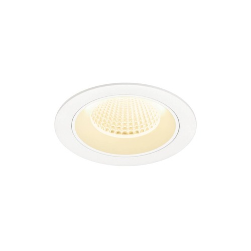 Kruhová - LA 1009626 NUMINOS® M Stropní vestavné svítidlo, 3000 K, 40°, IP20, kulaté, bílé - BIG WHITE (SLV) - foto 1