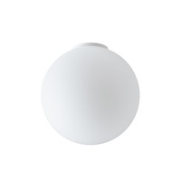 Kruhová - OS STY43975 STYX 4 stropní skleněné svítidlo bílá IP65 40W E27 - OSMONT