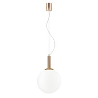 Koule - FAN I-HERA-S30 Závěsné svítidlo Hera, zlaté, 1 x E27, 30 x 160 cm - FANEUROPE