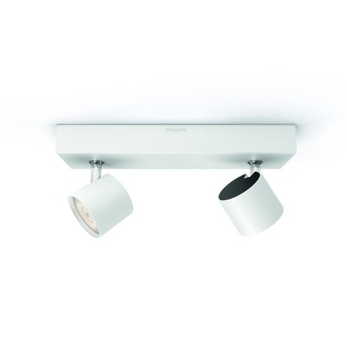 Bodová - PH 56242/31/P0 LED WarmGlow Bodové svítidlo Philips Star 56242/31/P0 bílé 2200K-2700K 2x4,5W - PHILIPS (915005307201) - foto 1