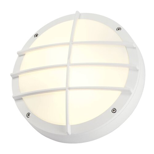 Nástěnná - LA 229081 Venkovní svítidlo BULAN mřížka nástěnná bílá 230V E27 2x25W IP44 - BIG WHITE (SLV) - foto 1