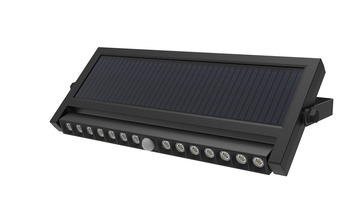 LED nástěnné svítidla - Solární multifunkční nástěnné svítidlo 5.5V 5W