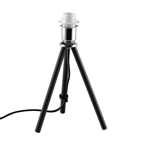 Stolní lampy dekorační - FAN B-MARILYN-LM-NER Základna stolní  lampy – základna Marilyn, černá, 1 x E14, výška 25 cm - FANEUROPE - foto 1