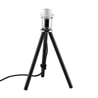 Stolní lampy dekorační - FAN B-MARILYN-LM-NER Základna stolní  lampy – základna Marilyn, černá, 1 x E14, výška 25 cm - FANEUROPE