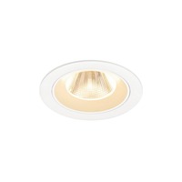 Kruhová - LA 1009605 NUMINOS® M Stropní vestavné svítidlo, 2700 K, 20°, IP20, kulaté, bílé - BIG WHITE (SLV)