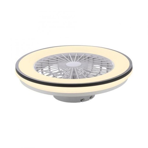 Kruhová - LD 14447-18 LED stropní ventilátor CCT RGB změna barev dálkový ovladač, RGB/2700-6500K - JUST LIGHT - foto 1