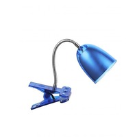 Přisazená - LD 13601-56 LULIN LED svítidlo se svorkou,spot se šroubem, lampa na čtení, modrá 3000K - LEUCHTEN DIREKT / JUST LIGHT