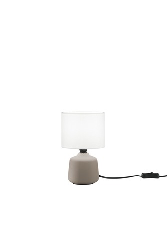 Stolní lampy dekorační - FAN I-BURANO-L-BG Stolní lampa Burano keramika, béžová, 1xE14, pr. 14 x H 22 cm - FANEUROPE - foto 1