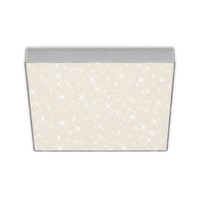 Hranatá - BRI 7078-414 LED stropní svítidlo hvězdné nebe, 28,7 cm, 21 W, stříbrná - BRILONER