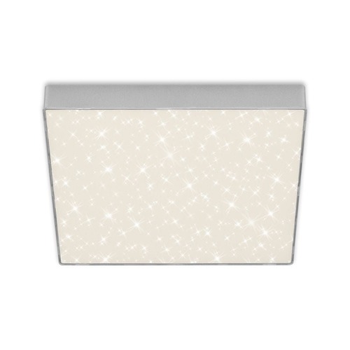 Hranatá - BRI 7078414 LED stropní svítidlo hvězdné nebe, 28,7 cm, 21 W, stříbrná (starý kód: BRI 7078-414) - BRILONER - foto 1