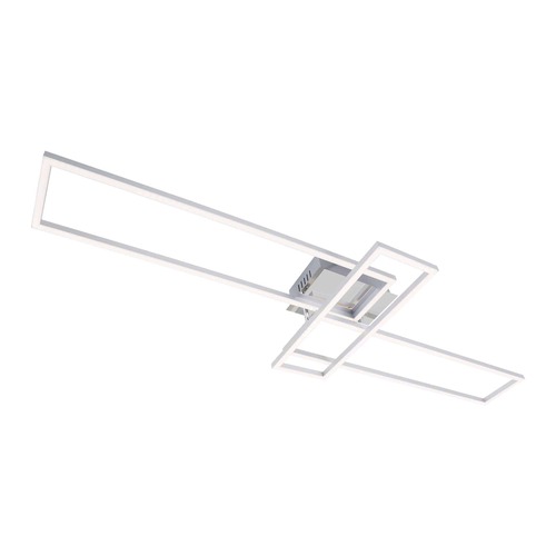 Hranatá - BRILO 3154-018 LED CCT rám 110 cm 2x19W 2300lm chrom - BRILO - foto 1