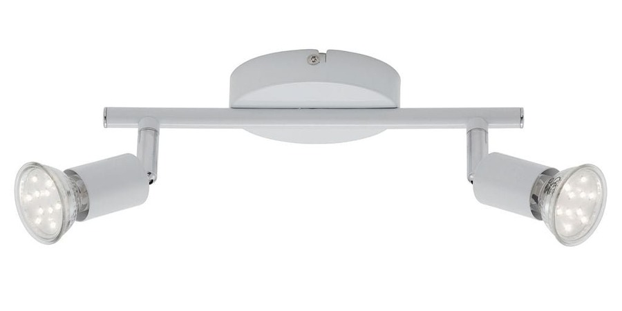 Bodová - BRI 2767026 Bodové svítidlo 25,5 cm 2xGU10 6W 500lm bílé (starý kód: BRI 2767-026) - BRILONER - foto 1