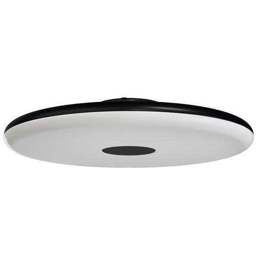 Kruhová - OS ZET60014 ZETA 2 FP stropní/nástěnné plastové svítidlo černá IP40 3000 K 38W LED - OSMONT - foto 1