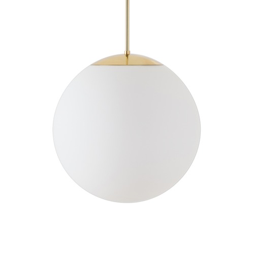 Koule - OS ADR62023 ADRIA P3 HP závěsné skleněné svítidlo mosaz / bílá IP40 3000 K 52W LED - OSMONT - foto 1