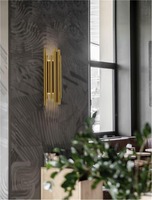 Nepřímé osvětlení - NV 9287917 Nástěnné svítidlo BONJOUR zlatý hliník a akryl LED 8x3W 230V lm 3000K IP20 - NOVA LUCE