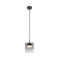 Subtilní - LD 14042-18 LED závěsné svítidlo černé 1-ramenné do jídelny, krokově stmívatelné, 3000K - JUST LIGHT