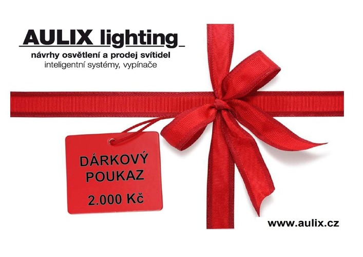Ostatní - AU DARKOVYPOUKAZ2 Dárkový poukaz v hodnotě 2.000 Kč na nákup zboží AULIX - foto 1