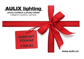 Ostatní - AU DARKOVYPOUKAZ2 Dárkový poukaz v hodnotě 2.000 Kč na nákup zboží AULIX