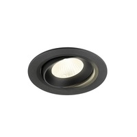 Kruhová - LA 1009849 NUMINOS® MOVE L Stropní vestavné svítidlo, 4000 K, 40°, IP20, kulaté, černé - BIG WHITE (SLV)