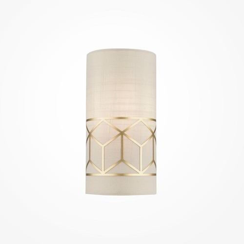 Dekorativní - M H223-WL-01-G Nástěnné svítidlo Messina 40W E14 lněná látka zlatá kov moderní design - MAYTONI - foto 1