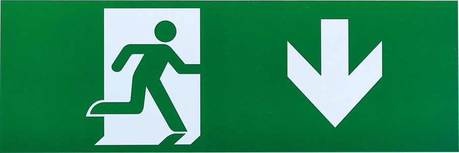 Spotřební materiál a příslušenství - Šipka dolů samolepky - foto 1