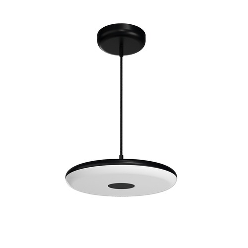 Kruhová - OS ZET60550 ZETA ST1 FP závěsné plastové svítidlo černá IP40 4000 K 31W LED - OSMONT - foto 1