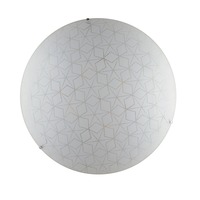 Plafoniéry - FAN I-ESAGRAM-PL50 Stropní svítidlo Esagram, bílé, 4 x E27, 50 x 13,5 cm - FANEUROPE