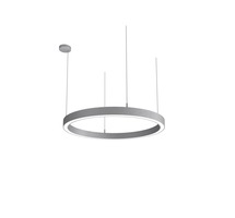 Kruhová - IMPR 950237 Deko-Light závěsné svítidlo - Lautaro 900/60 Down opál P3, 59 W, DALI, 3000 K, světlešedá - LIGHT IMPRESSIONS