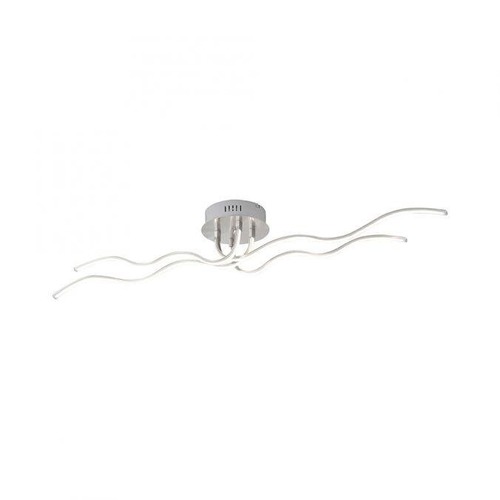 Podélná - LD 15126-55 WAVE LED stropní svítidlo, design, ocel, design vlny 3000K - LEUCHTEN DIREKT / JUST LIGHT - foto 1