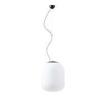 Koule - OS TAN67804 TANIA L1 závěsné skleněné svítidlo černá / bílá IP40 4000 K 27W LED - OSMONT