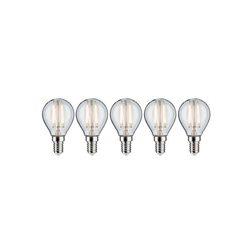 E14 - P 5090 Filament set LED kapka E14 230V 5x2,6W 2700K čirá - PAULMANN - foto 1