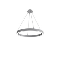 Kruhová - IMPR 950255 Deko-Light závěsné svítidlo - Lautaro 900/60 Up/Down opál M3, 84 W, DALI, 3000 K, světlešedá - LIGHT IMPRESSIONS