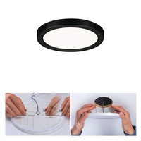 Koupelnová - P 79962 VariFit LED vestavné svítidlo Areo IP44 kruhové 118mm 4000K černá - PAULMANN