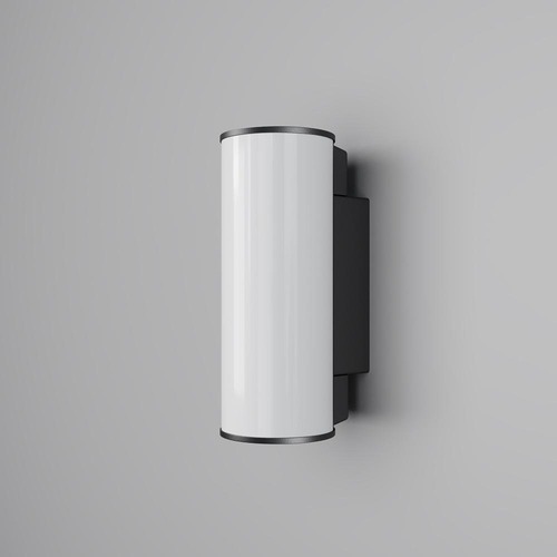 Nástěnná - M O434WL-L12GF3K Nástěnné svítidlo Rock 3000K 12W teplá bílá 600lm černý hliník IP54 - MAYTONI - foto 1