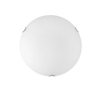 Kruhová - FAN I-OBLO/PL40 Stropní svítidlo OBLO, bílá, 3 x E27,40 x 9,4 cm - FANEUROPE