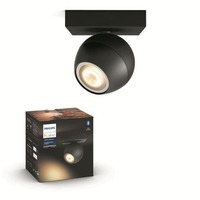 SmartHome Paul Neuhaus - PH 50471/30/P9 Hue White Ambiance Bodové svítidlo Philips Buckram BT 50471/30/P9 LED GU10 1x5W 350lm 2200-6500K 230V, černé s Bluetooth - PHILIPS HUE (915005919201)