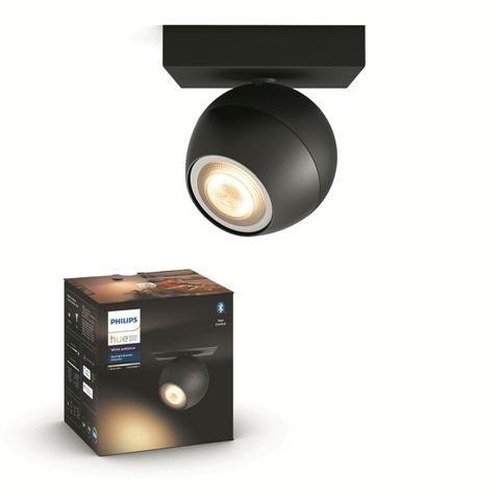 SmartHome Paul Neuhaus - PH 50471/30/P9 Hue White Ambiance Bodové svítidlo Philips Buckram BT 50471/30/P9 LED GU10 1x5W 350lm 2200-6500K 230V, černé s Bluetooth - PHILIPS HUE (915005919201) - foto 1