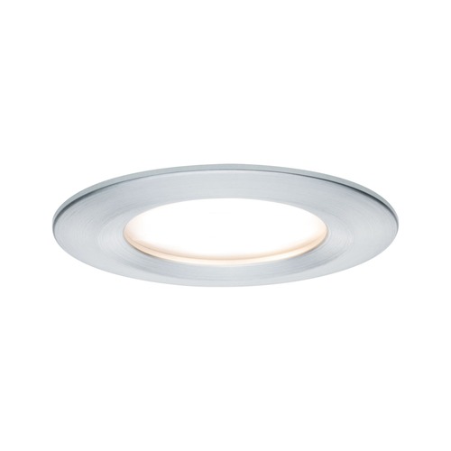 Koupelnová - P 93497 Vestavné svítidlo LED Nova kruhové 1x6,5W hliník broušený nevýklopné 3-krokové-stmívatelné - PAULMANN - foto 1