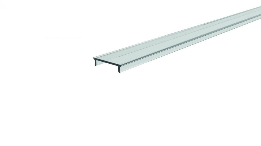 Plexi pro Al profily - IMPR 983038 Reprofil kryt P-01-15 čirá 95% průhlednost 3000 mm - DEKOLIGHT - foto 1