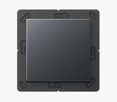 Ovladače - JU BLEA590ANM Vypínač 1-tlačítko (2 kanály) Bluetooth Low Energy A-série matný antracit - JUNG