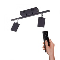 Bodová - PN 6354-18 PURE-MIRA LED stropní svítidlo stmívatelné CCT paměť 2700-5000K černá perleť - PAUL NEUHAUS