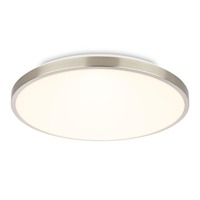 Kruhová - BRILO 3903012 Competo stropní svítidlo pr.33 cm - 22W, 2400lm, LED, teplá bílá, matný nikl - BRILO