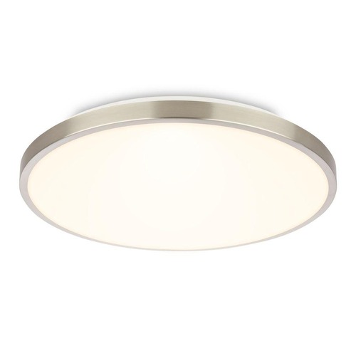 Kruhová - BRILO 3903012 Competo stropní svítidlo pr.33 cm - 22W, 2400lm, LED, teplá bílá, matný nikl - BRILO - foto 1