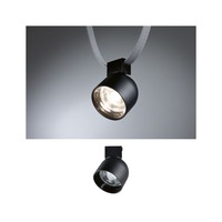 Páskové ULine - P 94617 ULine LED spot Ronde 7W 85mm 3000K černá - PAULMANN