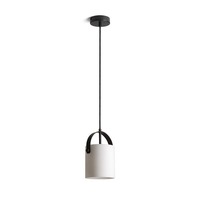 Kónická - RED R13752 JULIETTA 16 závěsná opálové sklo/černá 230V E27 20W - RED - DESIGN RENDL